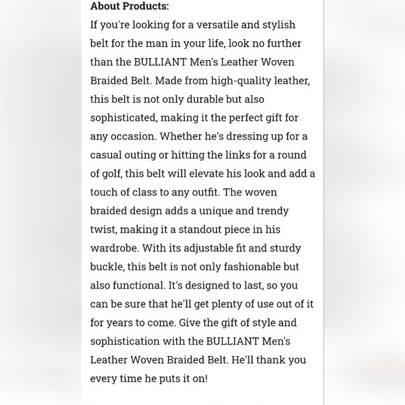 BULLIANT BELT LOT OF 2 STRETCH WOVEN FABRIC BELTS KHAKI & ARMY GREEN MEN OS - Picture 10 of 14